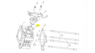 ΦΛΑΝΤΖΑ ΤΕΝΤΩΤΗΡΑ ΚΑΔΕΝΑΣ SYM CARGO 125 EVO E5+ SPARE PARTS