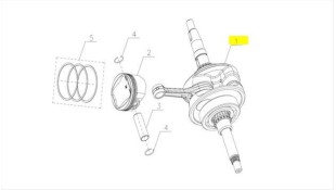 ΣΤΡΟΦΑΛΟΣ SYM CARGO 125 EVO E5+ SPARE PARTS
