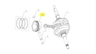 ΠΙΣΤΟΝΙ SYM CARGO 125 EVO E5+ SPARE PARTS