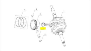 ΠΕΙΡΟΣ ΠΙΣΤΟΝΙΟΥ SYM CARGO 125 EVO E5+ SPARE PARTS