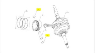 ΑΣΦΑΛΕΙΑ ΠΕΙΡΟΥ ΠΙΣΤΟΝΙΟΥ SYM CARGO 125 EVO E5+ SPARE PARTS