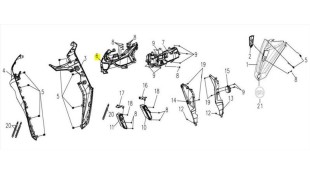 ΜΑΣΚΑ ΕΜΠΡΟΣΘΙΟΥ ΦΑΝΟΥ (Wh-057P) SYM VF 185 E5+ SPARE PARTS