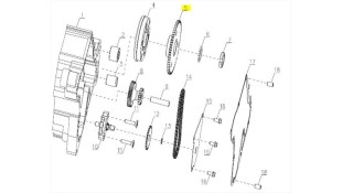 ΓΡΑΝΑΖΙ ΜΙΖΑΣ ΜΕΓΑΛΟ SYM CARGO 125 EVO E5+ SPARE PARTS