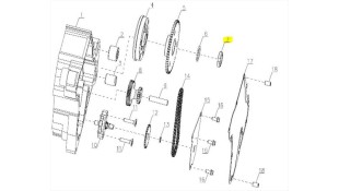 ΠΑΞΙΜΑΔΙ ΚΟΜΠΛΕΡ ΜΙΖΑΣ SYM CARGO 125 EVO E5+ ΑΝΤΑΛΛΑΚΤΙΚΑ