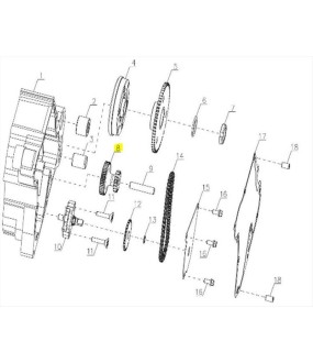 ΓΡΑΝΑΖΙ ΜΙΖΑΣ ΔΙΠΛΟ SYM CARGO 125 EVO E5+ ELECTRICAL PARTS