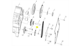 ΓΡΑΝΑΖΙ ΑΝΤΛΙΑΣ ΛΑΔΙΟΥ SYM CARGO 125 EVO E5+ SPARE PARTS