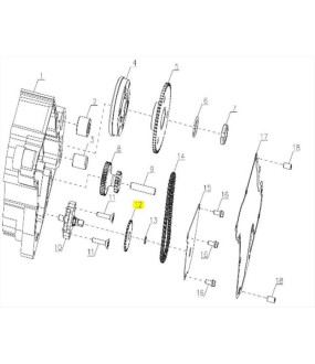 ΓΡΑΝΑΖΙ ΑΝΤΛΙΑΣ ΛΑΔΙΟΥ SYM CARGO 125 EVO E5+ SPARE PARTS