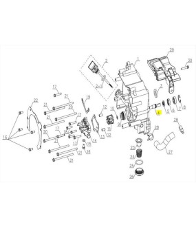 ΑΞΟΝΑΚΙ ΤΡΟΜΠΑΣ ΝΕΡΟΥ SYM CARGO 125 EVO E5+ SPARE PARTS
