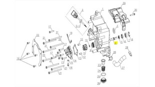 ΑΞΟΝΑΚΙ ΤΡΟΜΠΑΣ ΝΕΡΟΥ SYM CARGO 125 EVO E5+ SPARE PARTS