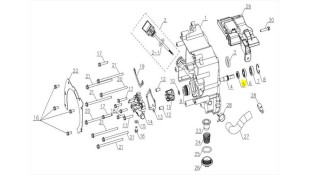 ΤΣΙΜΟΥΧΑ ΛΑΔΙΟΥ ΤΡΟΜΠΑΣ ΝΕΡΟΥ 12Χ20Χ5 SYM CARGO 125 EVO E5+ SPARE PARTS