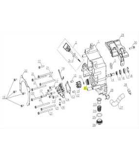 ΤΣΙΜΟΥΧΑ ΤΡΟΜΠΑΣ ΝΕΡΟΥ SYM CARGO 125 EVO E5+ SPARE PARTS