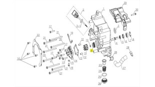 ΤΣΙΜΟΥΧΑ ΤΡΟΜΠΑΣ ΝΕΡΟΥ SYM CARGO 125 EVO E5+ SPARE PARTS