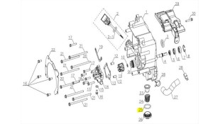 ΤΣΙΜΟΥΧΑ O-RING ΤΑΠΑΣ ΛΑΔΙΟΥ ΚΑΤΩ 29.7*3 SYM CARGO 125 EVO E5+ ΑΝΤΑΛΛΑΚΤΙΚΑ