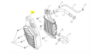 ΚΑΛΥΜΜΑ ΨΥΓΕΙΟΥ SYM CARGO 125 EVO E5+ SPARE PARTS
