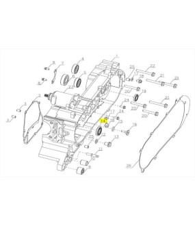 ΤΣΙΜΟΥΧΑ ΣΤΡΟΦΑΛΟΥ ΑΡΙΣΤΕΡΗ 25X40X8 SYM CARGO 125 EVO E5+ SPARE PARTS