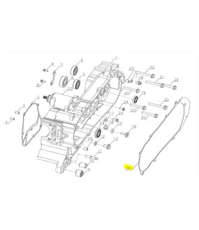 ΦΛΑΝΤΖΑ ΚΑΠΑΚΙΟΥ ΜΕΤΑΔΟΣΗΣ SYM CARGO 125 EVO E5+ SPARE PARTS