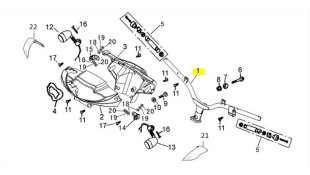 ΤΙΜΟΝΙ DAYTONA SPRINTER 125i E5 SPARE PARTS