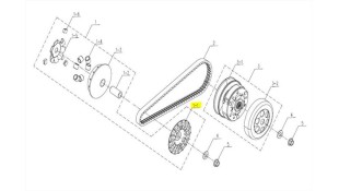 ΡΑΟΥΛΟ ΦΤΕΡΩΤΗ SYM CARGO 125 EVO E5+ SPARE PARTS