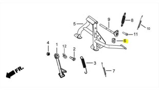 ΑΝΤΙΚΡΑΔΑΣΜΙΚΟ ΣΤΑΝΤ SYM CARGO 125 ECO/MISTA ΑΝΤΑΛΛΑΚΤΙΚΑ