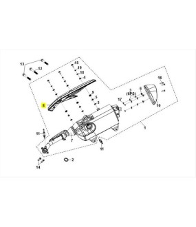 ΚΑΛΥΜΜΑ ΕΞΑΤΜΙΣΗΣ SYM ADX 300 SPARE PARTS