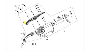 ΚΑΛΥΜΜΑ ΕΞΑΤΜΙΣΗΣ SYM ADX 300 SPARE PARTS
