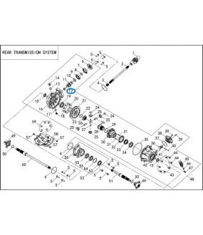 ΡΟΥΛΕΜΑΝ ΓΡΑΝΑΖΙ-ΠΗΝΙΟ ΔΙΑΦΟΡΙΚΟΥ LONCIN X-WOLF 300 E5+ SPARE PARTS