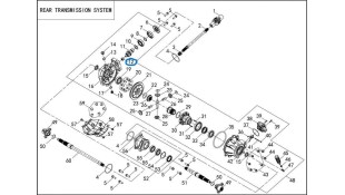 ΡΟΥΛΕΜΑΝ ΓΡΑΝΑΖΙ-ΠΗΝΙΟ ΔΙΑΦΟΡΙΚΟΥ LONCIN X-WOLF 300 E5+ ΑΝΤΑΛΛΑΚΤΙΚΑ