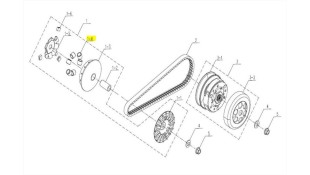 ΜΠΙΛΙΕΣ ΦΥΓΟΚΕΝΤΡΙΚΟΥ SYM CARGO 125 EVO E5+ SPARE PARTS
