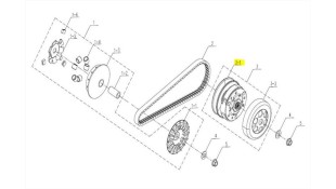 ΣΙΑΓΩΝΕΣ ΑΜΠΡΑΓΙΑΖ ΠΛΗΡΕΙΣ SYM CARGO 125 EVO E5+ SPARE PARTS