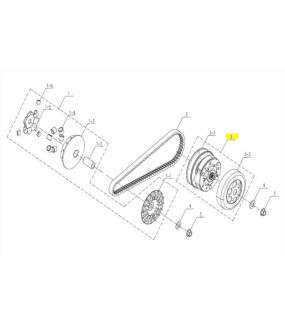 ΤΡΟΧΑΛΙΑ ΠΙΣΩ SYM CARGO 125 EVO E5+ ΑΝΤΑΛΛΑΚΤΙΚΑ
