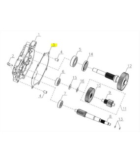 ΦΛΑΝΤΖΑ ΚΑΡΤΕΡ ΔΙΑΦΟΡΙΚΟΥ SYM CARGO 125 EVO E5+ SPARE PARTS