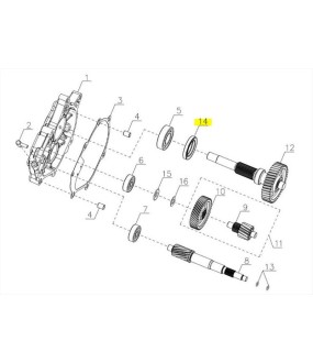 ΤΣΙΜΟΥΧΑ 34*52*8 SYM CARGO 125 EVO E5+ SPARE PARTS