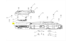ΦΛΑΝΤΖΑ ΕΣΩΤΕΡΙΚΗ ΚΑΠΑΚΙΟΥ ΜΕΤΑΔΟΣΗΣ ΜΙΚΡΗ SYM CARGO 125 EVO E5+ SPARE PARTS