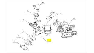 ΛΑΙΜΟΣ ΣΩΜΑΤΟΣ ΨΕΚΑΣΜΟΥ SYM CARGO 125 EVO E5+ SPARE PARTS