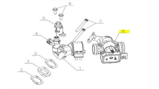 ΣΩΜΑ ΨΕΚΑΣΜΟΥ SYM CARGO 125 EVO E5+ SPARE PARTS
