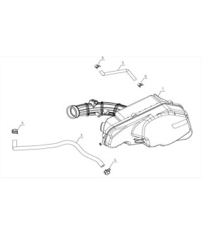 ΦΙΛΤΡΟ ΑΕΡΟΣ ΕΣΩΤΕΡΙΚΟ SYM CARGO 125 EVO E5+ SPARE PARTS