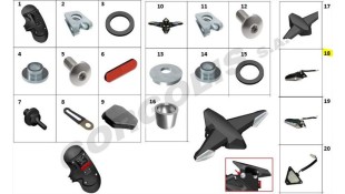 ΦΛΑΣ ΠΙΣΩ ΑΡΙΣΤΕΡΟ SYM R310 SPARE PARTS