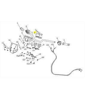 ΚΑΒΑΛΕΤΟ ΤΙΜΟΝΙΟΥ ΑΝΩ DAYTONA CARGO 125 EVO E5+ SPARE PARTS