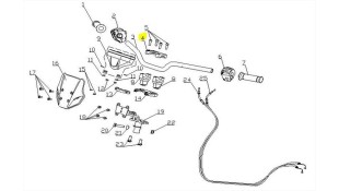 ΚΑΒΑΛΕΤΟ ΤΙΜΟΝΙΟΥ ΑΝΩ DAYTONA CARGO 125 EVO E5+ SPARE PARTS