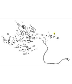 ΧΕΙΡΟΛΑΒΗ ΑΡΙΣΤΕΡΗ DAYTONA CARGO 125 EVO E5+ ΑΝΤΑΛΛΑΚΤΙΚΑ