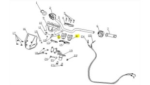ΚΑΒΑΛΕΤΟ ΤΙΜΟΝΙΟΥ ΚΑΤΩ DAYTONA CARGO 125 EVO E5+ SPARE PARTS
