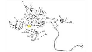 ΔΙΑΚΟΣΜΗΤΙΚΟ ΛΑΙΜΟΥ ΠΗΡΟΥΝΙΟΥ DAYTONA CARGO 125 EVO E5+ SPARE PARTS