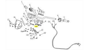 ΠΑΡΜΠΡΙΖ ΜΙΚΡΟ ΦΙΜΕ ΔΙΑΚΟΣΜΗΤΙΚΟ DAYTONA CARGO 125 EVO E5+ SPARE PARTS