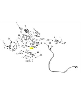 ΠΑΡΜΠΡΙΖ ΜΙΚΡΟ ΦΙΜΕ ΔΙΑΚΟΣΜΗΤΙΚΟ DAYTONA CARGO 125 EVO E5+ SPARE PARTS