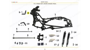 ΒΑΣΗ ΜΑΡΣΠΙΕ ΟΔΥΓΟΥ ΔΕΞΙ KEEWAY VIESTE 125 LX SPARE PARTS