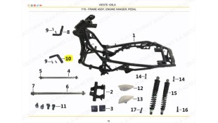 ΒΑΣΗ ΜΑΡΣΠΙΕ ΟΔΥΓΟΥ ΑΡΙΣΤΕΡΑ KEEWAY VIESTE 125 LX SPARE PARTS