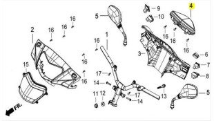 ΚΟΝΤΕΡ ΠΛΗΡΕΣ DAYTONA CARGO 125 AL SPARE PARTS