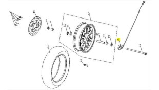 ΑΤΕΡΜΟΝΑΣ ΚΟΝΤΕΡ DAYTONA CARGO 125 EVO E5+ SPARE PARTS