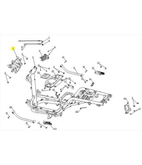 ΒΑΣΗ ΕΜΠΡΟΣΘΙΟΥ ΦΑΝΟΥ DAYTONA CARGO 125 EVO E5+ ΑΝΤΑΛΛΑΚΤΙΚΑ