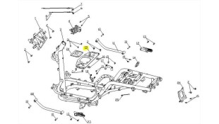 ΒΑΣΗ ΠΑΤΩΜΑΤΟΣ DAYTONA CARGO 125 EVO E5+ SPARE PARTS